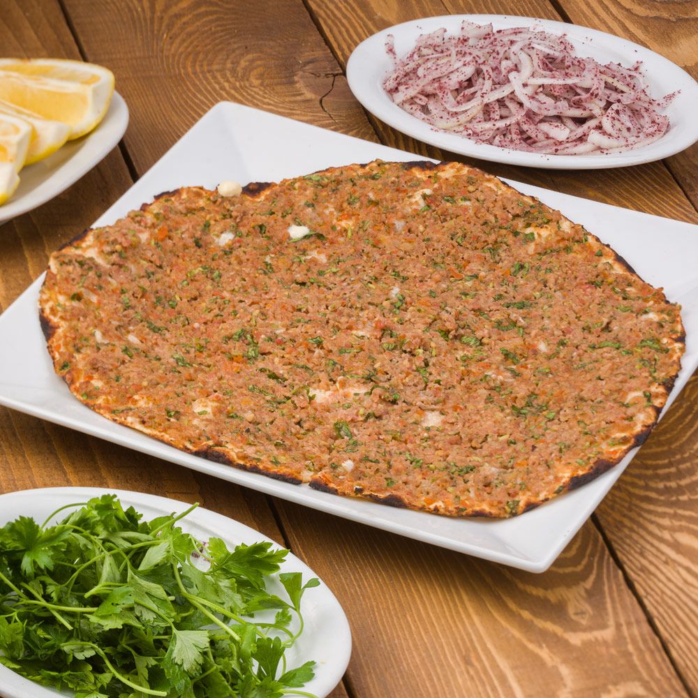 Lahmacun +Kaşarlı