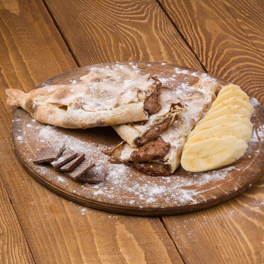 Nutellalı Muzlu Pide